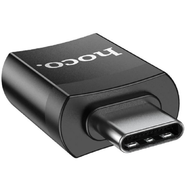 Адаптер Hoco UA17 Type-C male to USB female OTG USB3.0 Black Харків - зображення 8