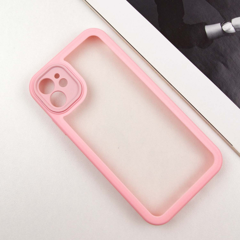 TPU чехол Transparent + Colour 1,5mm для Apple iPhone 12 (6.1") Херсон - изображение 4