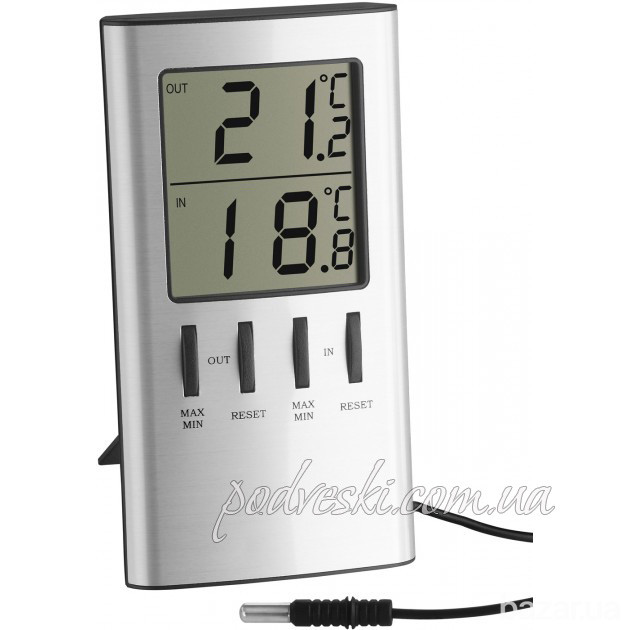 Цифровые термогигрометры комнатные и уличные Германия Київ - зображення 6