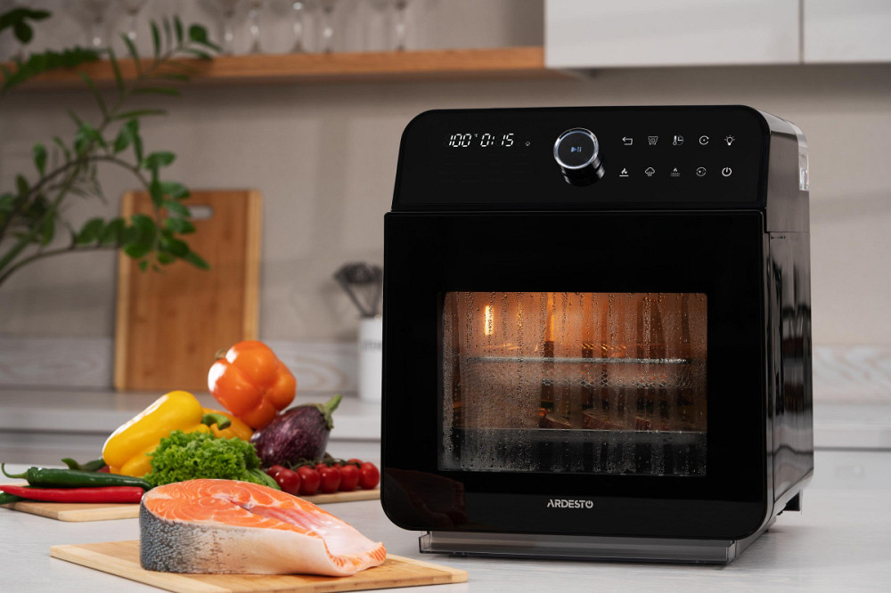 Мультипечь Ardesto AIFO-A150ST 2250 Вт черная Київ - зображення 7