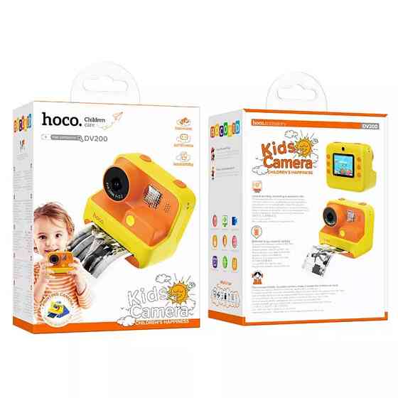 Детская фотокамера с моментальной печатью Hoco DV200 Dual lens Херсон