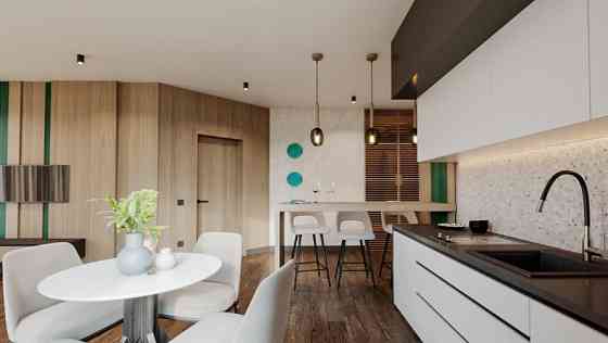 Апартаменти площею 60,8 м² у готельному комплексі Rich Stone Apart Hotel Яремче