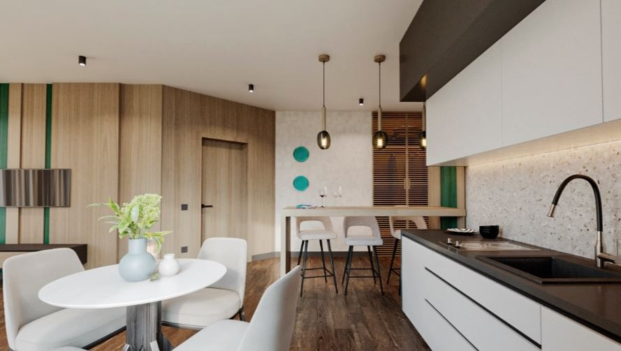 Апартаменти площею 60,8 м² у готельному комплексі Rich Stone Apart Hotel Яремче - зображення 4