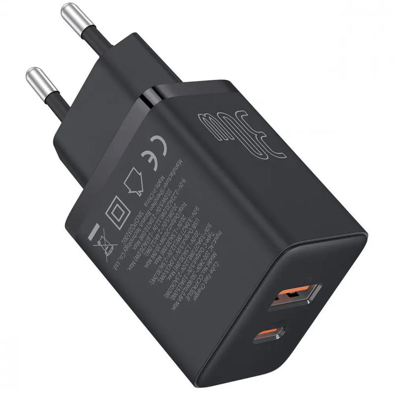 СЗУ Baseus Cube Pro Fast Charger PD30W (1USB-A/1C) (P10111404) Херсон - изображение 3