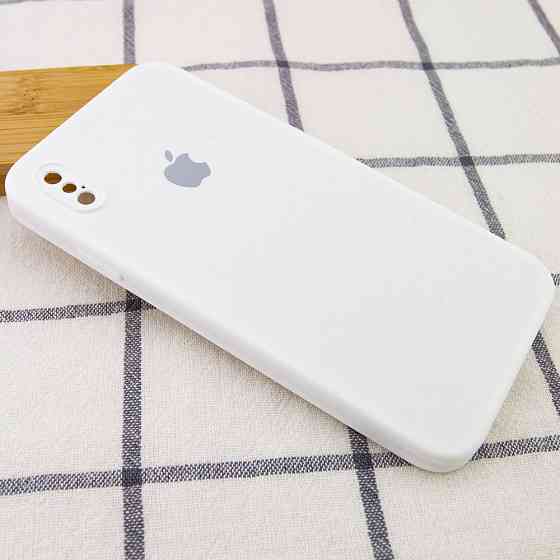 Чехол Silicone Case Square Full Camera Protective (AA) для Apple iPhone X / XS (5.8") Херсон