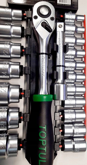Набор головок с трещоткой TOPTUL 1/2" 20ед. 8-32мм GABB2001 Харьков - изображение 6
