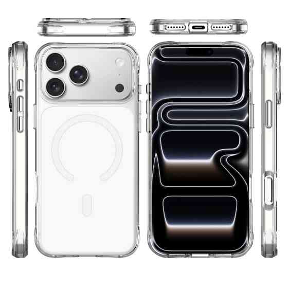 Чехол TPU+PC Space Pure Color with Magnetic Fit для Apple iPhone 17 Pro / 18 Pro (6.3") Херсон