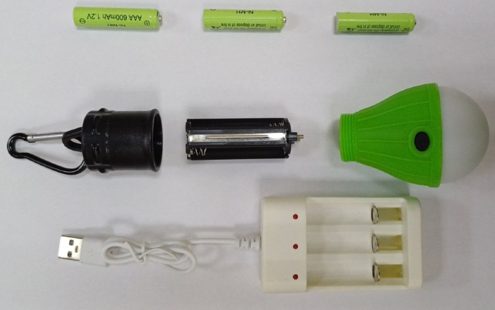 Переносна світлодіодна лампа (акумулятори в комплекті) Київ - зображення 5