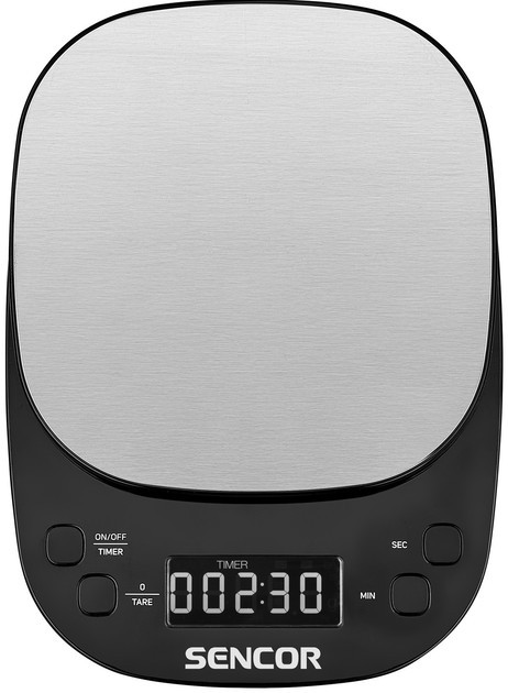 Весы кухонные Sencor SKS0804BK 2 кг черные Київ - зображення 2