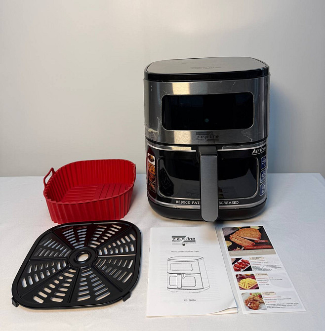 Аэрогриль мультипечь на два тэна с силиконовой формой Zepline ZP-00234 6.5 л 4200 Вт Киев - изображение 5