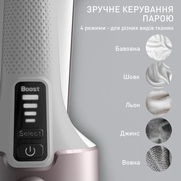 Отпариватель ручной Tefal Pure Force DT8720E0 1800 Вт белый Киев - изображение 5