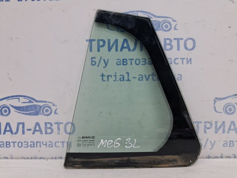Стекло двери задней левой (форточка) Renault Megane 3 1.5 DIESEL K9K 2008 (б/у) Киев - изображение 1