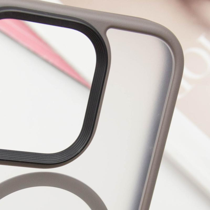TPU+PC чехол Metal Buttons with Magnetic Fit для Apple iPhone 16 Pro Max (6.9") Херсон - зображення 12