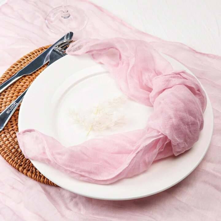 Салфетки Leeseph 50х50см нежно розовые 6 штук Одесса - изображение 5