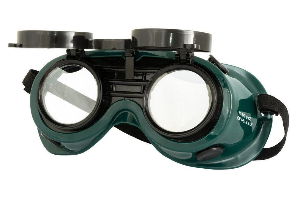 Очки закрытые MASTERTOOL АДМИРАЛ RD откидной светофильтр DIN10 оправа силикон вентиляционные клапаны Харків - зображення 2