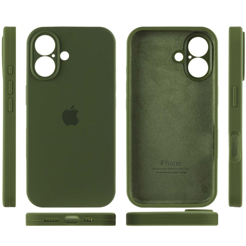 Чехол Silicone Case Full Camera Protective (AA) для Apple iPhone 16 (6.1") Херсон - зображення 10