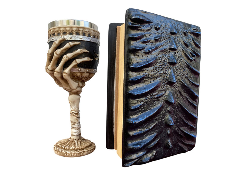 Подарочный набор Бокал 3 Рука с Черепами и Блокнот 3 Книга Теней и Глубин Київ - зображення 4