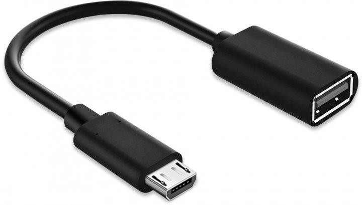Адаптер USB-MicroUSB XoKo OTG XK-AC130-BK черный Київ - зображення 1