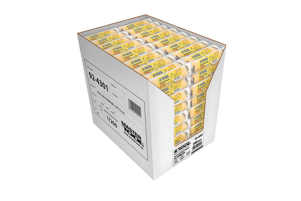 Валик малярный MASTERTOOL Premium 15/100/11 мм Ø 6 мм 92-4301_Р Харків - зображення 4