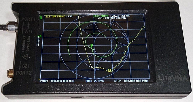 Антенна 720-840MHz 6dBi, до 50W, 35 см, N-male, с магнитной основой 12 см, RG58U 3 метра с SMA-male  Дніпро - зображення 2