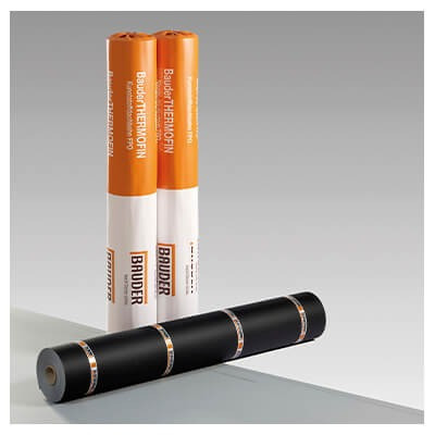 Покрівельна ТПО мембрана Bauder Thermofin F15 (Німеччина) 1.5мм армована Вишневе - зображення 1