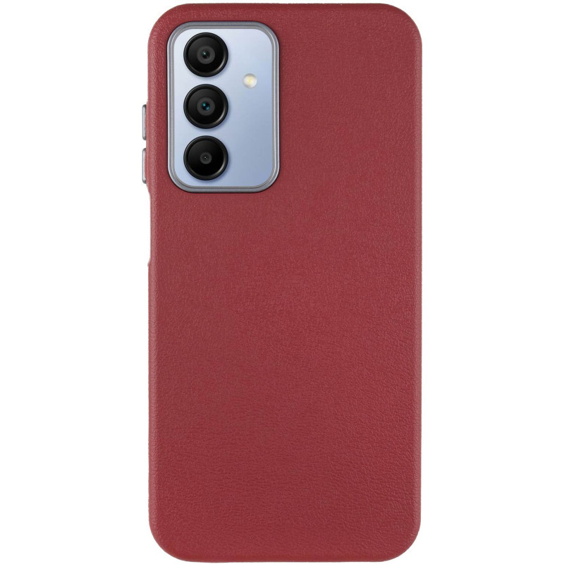 Кожаный чехол Leather Case Metal Buttons для Samsung Galaxy A15 4G/5G / M15 5G Херсон - зображення 2