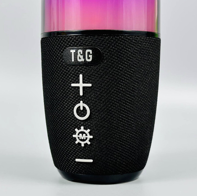 Колонка портативная Bluetooth T&G TG644 black черная Київ - зображення 6