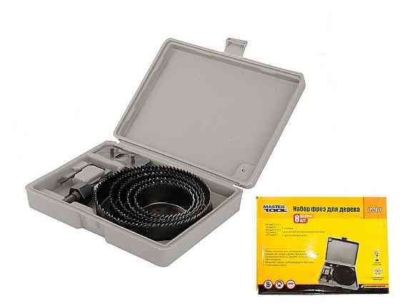 Набор фрез для дерева MASTERTOOL 64-127 мм 8 шт 12-2571 Харків