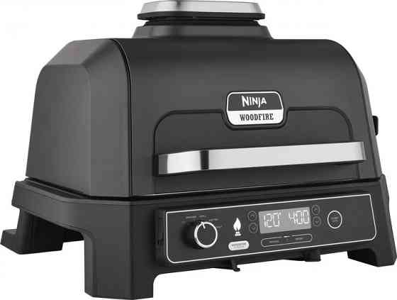 Гриль-барбекю электрический и коптильня Ninja Woodfire Pro XL OG850EU 1700 Вт черный Киев