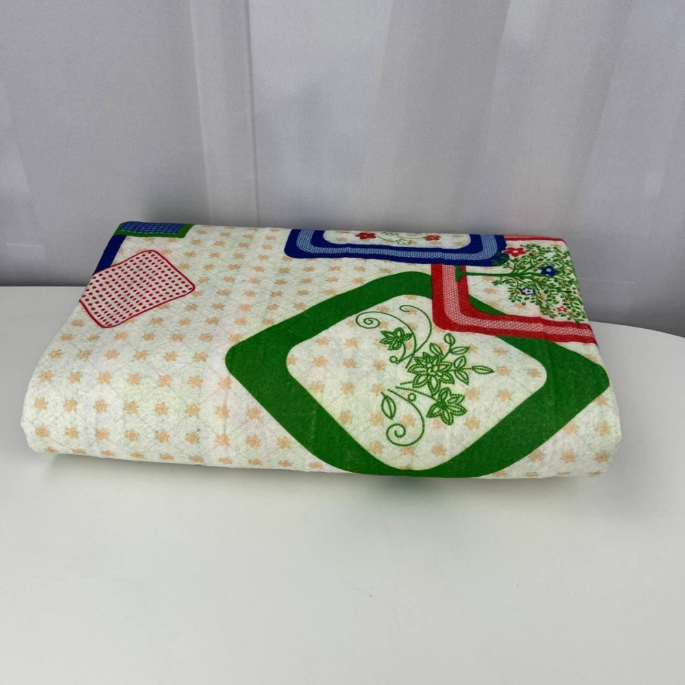 Електропростирадло односпальне з кольоровим малюнком LUX Байка Туреччина 75x155 см 55156 Квіти в ром Київ - зображення 1