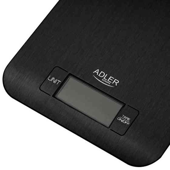 Весы кухонные Adler AD 3183 black 5 кг черные Київ
