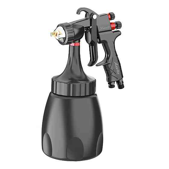 Пистолет окрасочный пневматический LVMP ниж.пласт.бачок 1000мл, форсунка-2,0мм AUARITA LION-D-2.0LM Харьков