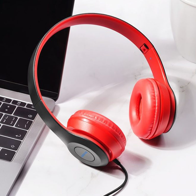 Накладные наушники Borofone BO5 (3.5mm/1.2m) Херсон - зображення 7