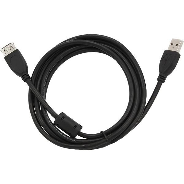 USB подовжувач Cablexpert CCP-USB2-AMAF-6 USB 2.0 AM/AF 1.8 м Black (Код товару:33232) Харьков - изображение 2