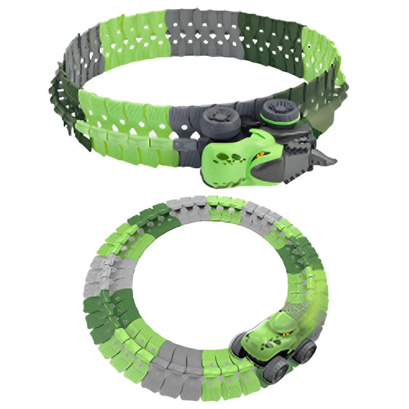 Интерактивный трек с инерционной машинкой SHT 5510-8 Dino Trak (46pcs/1CAR) Херсон - изображение 1