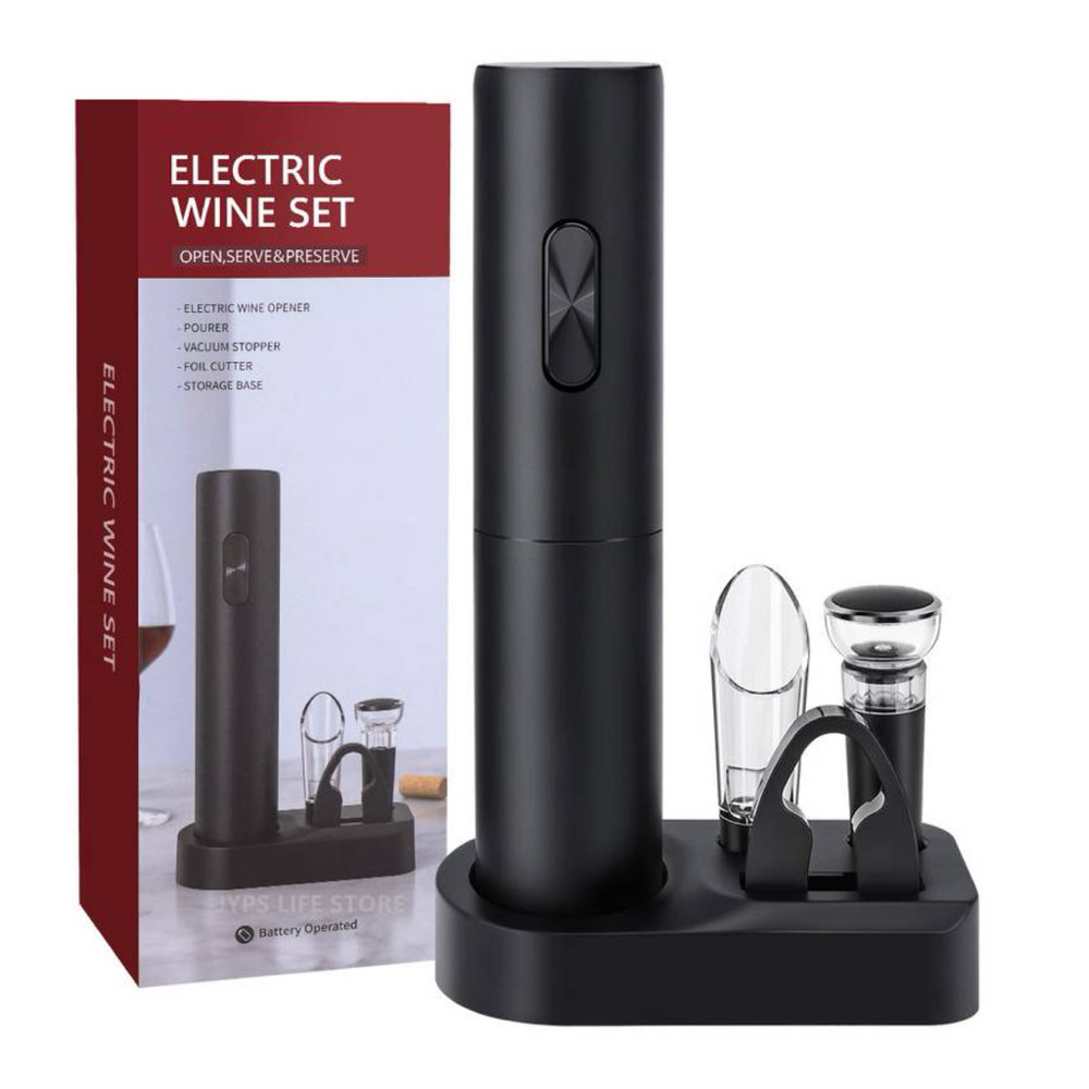 Электрический штопор для вина с аксессуарами на подставке Одесса - изображение 1