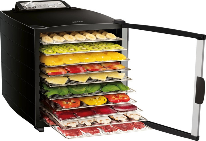 Сушка для овощей и фруктов SenСor SFD-7000BK 800 Вт Київ - зображення 1