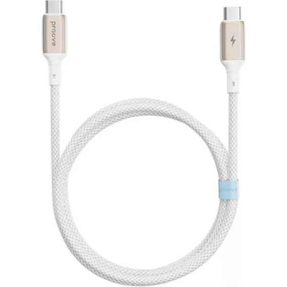 Кабель Proove Dense Metal Type-C to Type-C 60W 1m White (CCDM60002202) (Код товару:42681) Харьков