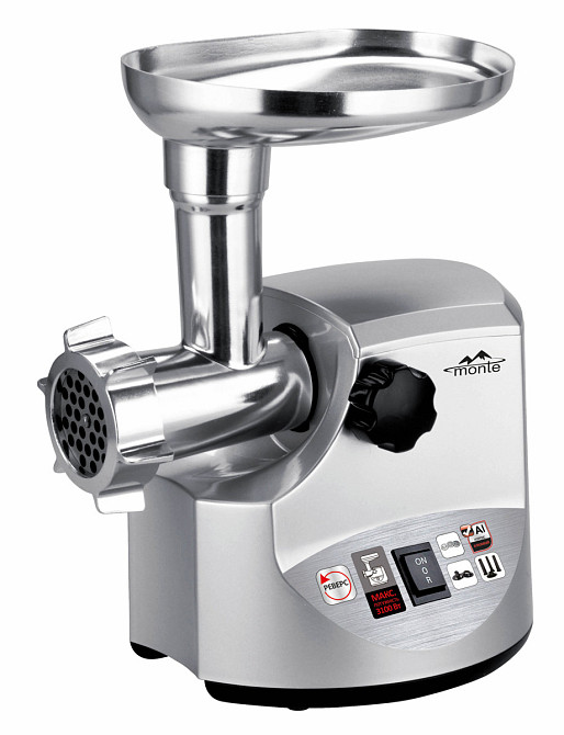 Мясорубка электрическая Monte MT-3160 3100 Вт серебристая Киев - изображение 1