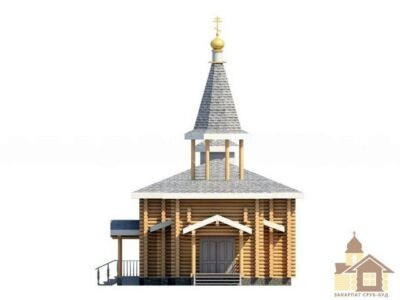 Будівництво дерев'яної церкви під ключ з екологічного зрубу від Закарпат Зруб-Буд Одесса - изображение 1