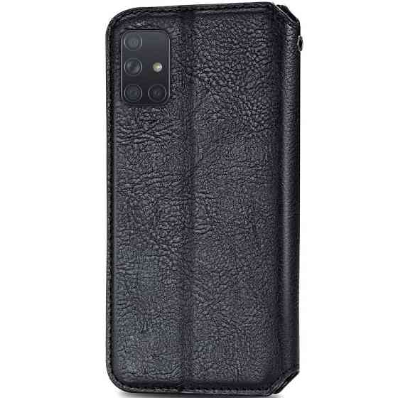 Кожаный чехол-книжка GETMAN Cubic (PU) для Samsung Galaxy A51 Херсон