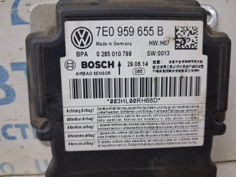 Блок управления AIRBAG Volkswagen Caddy 2003-2015 7E0959655B (Арт. 87376) Київ - зображення 4