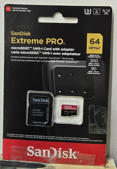 Карта памяти SanDisk Extreme 64GB microSD class 10 UHS-I Одесса - изображение 1