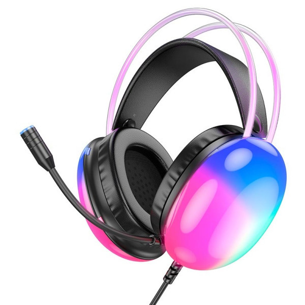 Навушники Hoco W109 Rich Gaming Headphones Black (Код товару:39244) Харків - зображення 1