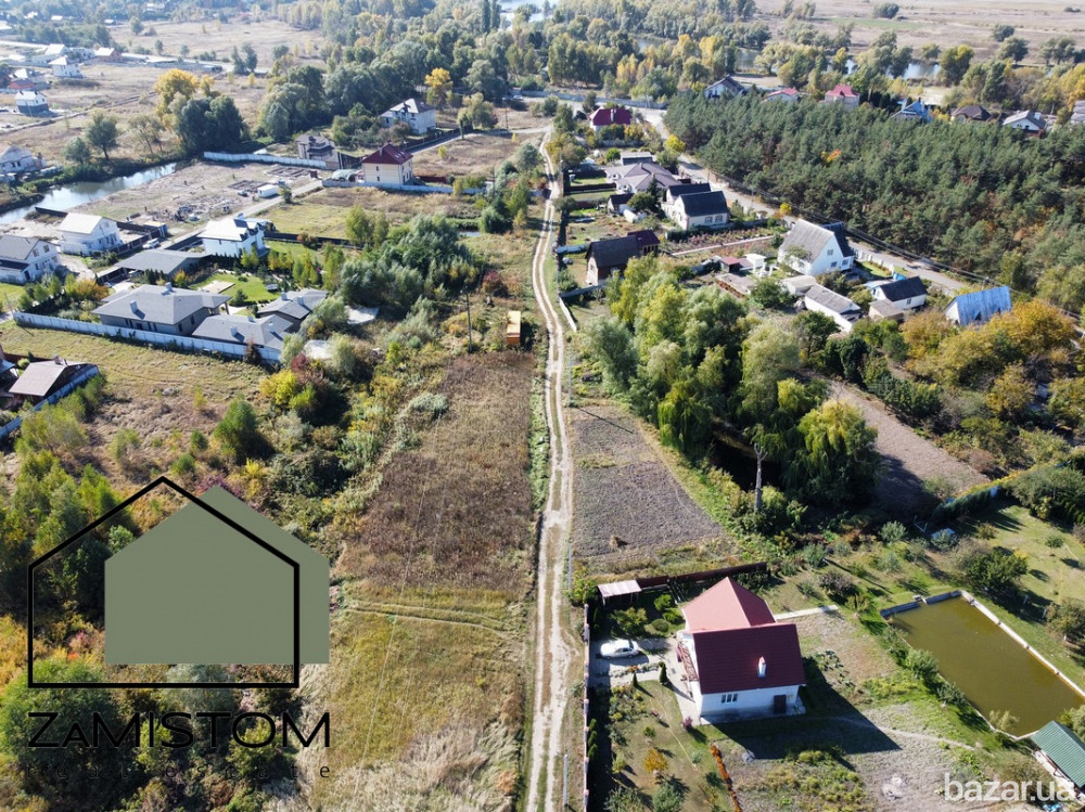 Продаж ділянки 10 соток. Село Гнідин. Центр. Вже залито два фундаменти під будинки, проекти додають Борисполь - изображение 3