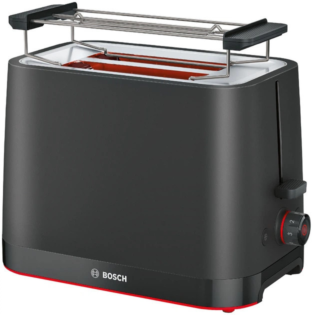 Тостер Bosch TAT3M123 950 Вт черный Київ - зображення 1