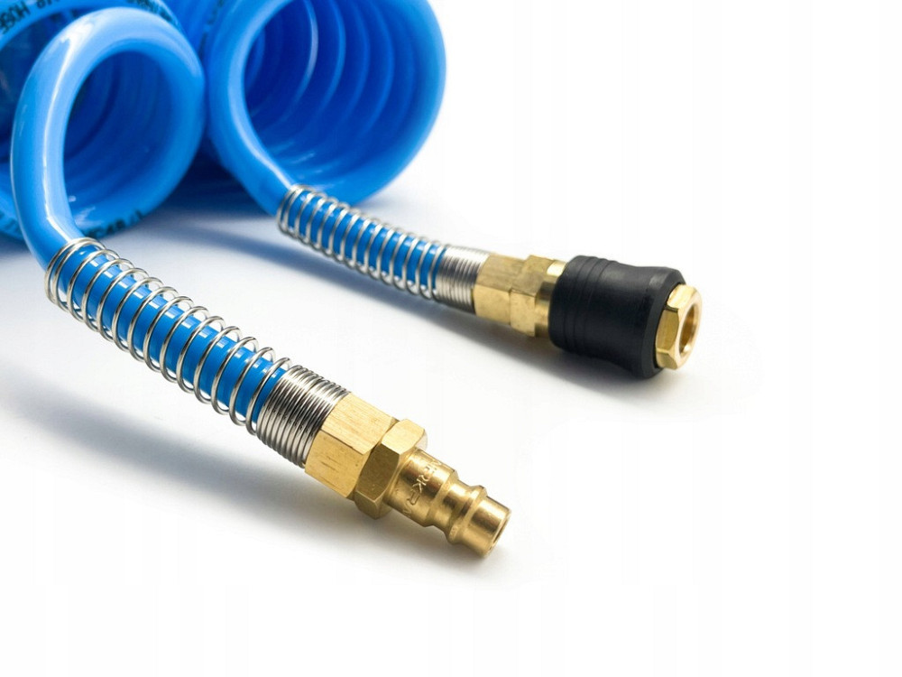 Шланг для компрессора 10 м спиральный полиуретановый 8x12мм (PROFI) AIRKRAFT AHC48-J Харьков - изображение 6