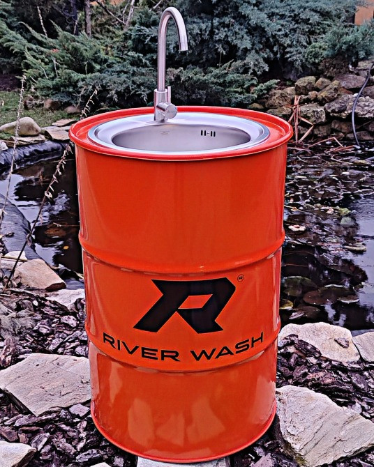 Умивальник з металевої бочки лофт | Дизайнерська раковина з вашим логотипом Киев - изображение 1