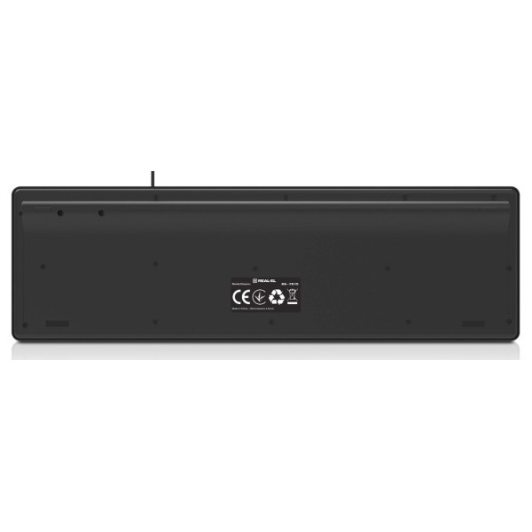 Клавіатура REAL-EL RK-7015 USB Black (EL123100049) Харків - зображення 6
