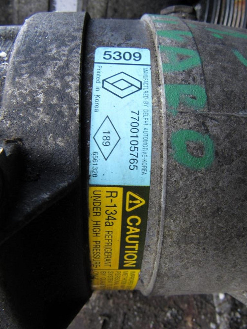 Компрессор кондиционера Opel Vivaro 1.9 dci 2001-2006 Ковель - изображение 4